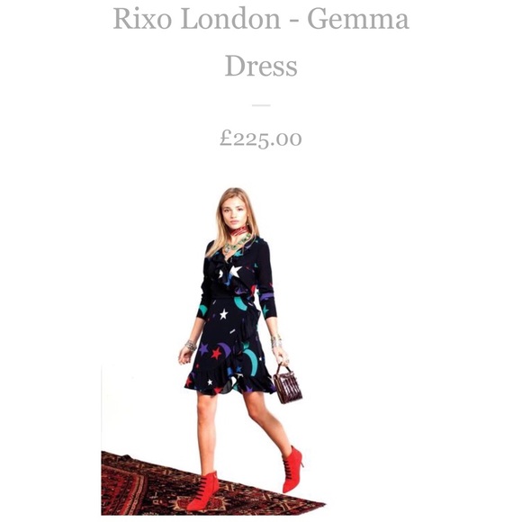 Rixo London/Gemma Dress/100% silk - Picture 3 of 6